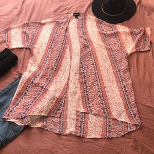 Multi-colored Paisley Kimono